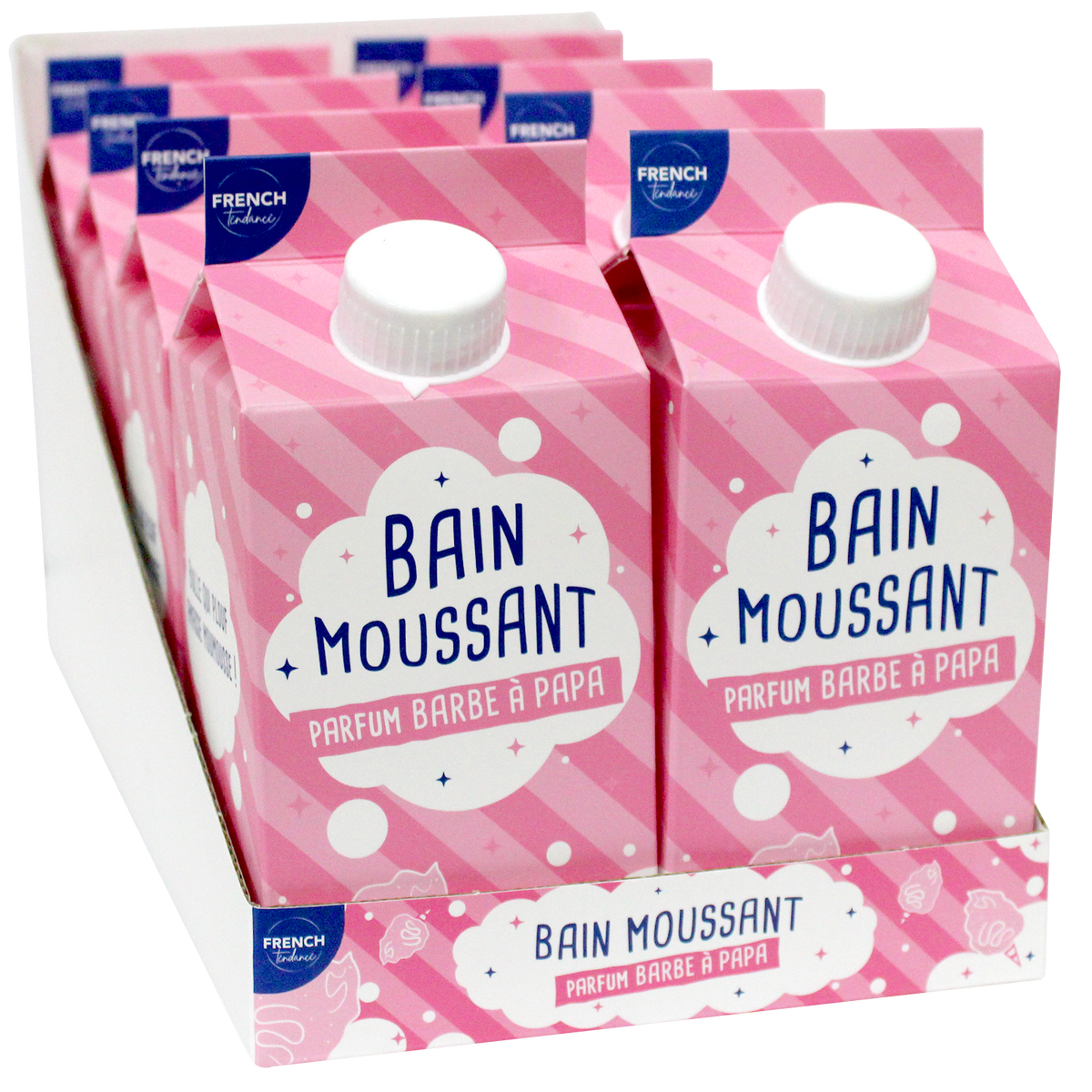 Bain moussant - 500ml - Senteur Barbe à Papa - FT