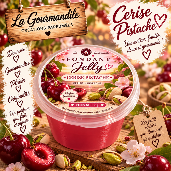 Fondant jelly Cerise pistache