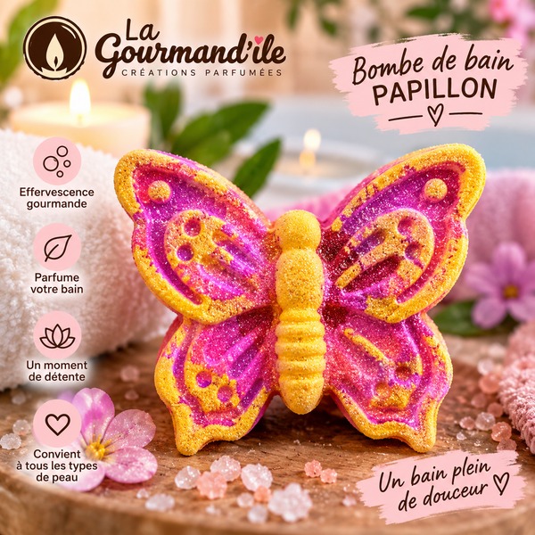 Bombe de bain PAPILLON