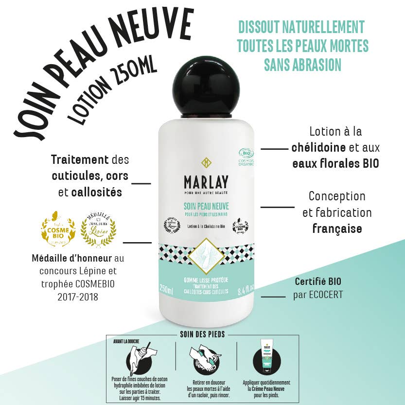 Soin Peau Neuve 250 ml -Beauté des pieds