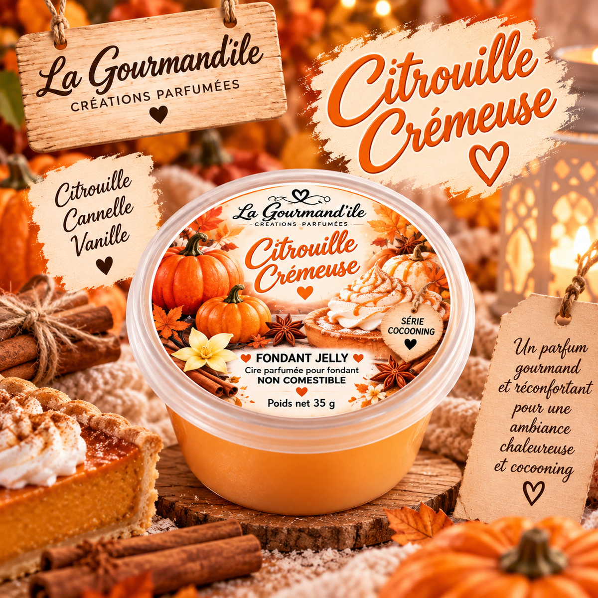 Fondant jelly Citrouille crémeuse