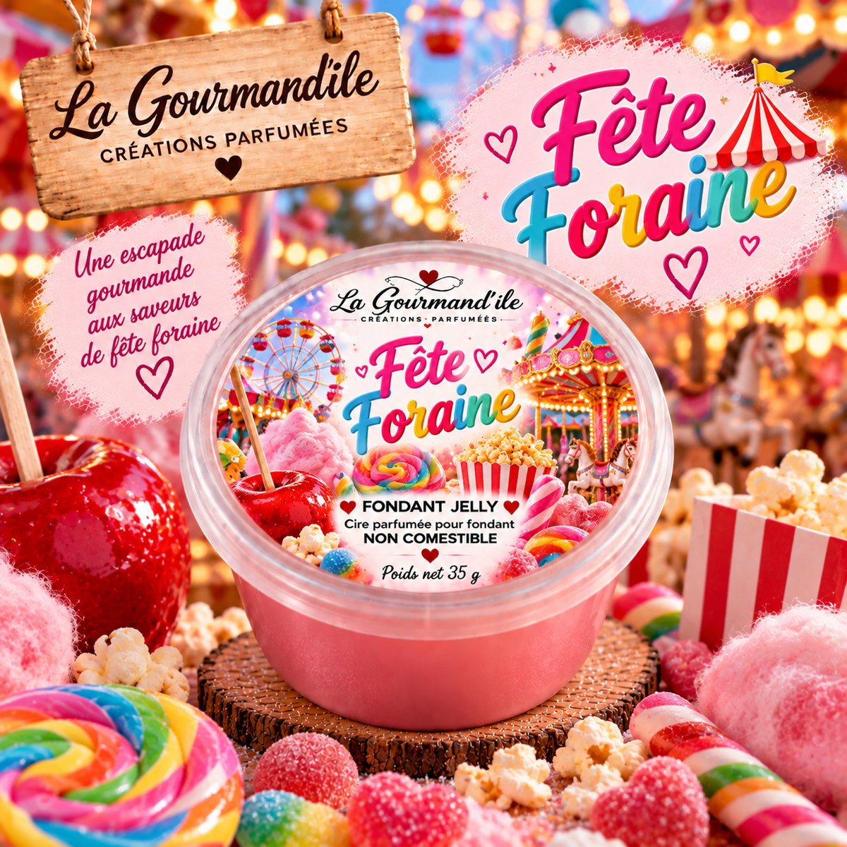 Fondant jelly Fête foraine