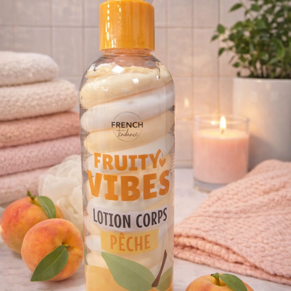 🍑 Lotion Corps Hydratante – Pêche – 200 ml