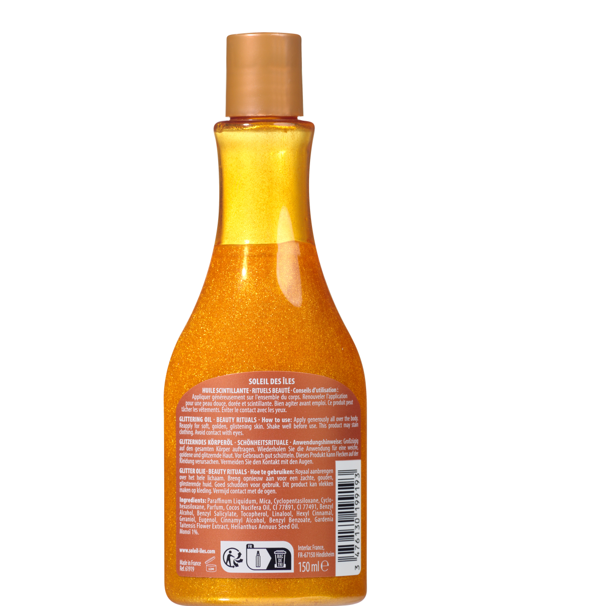 HUILE SCINTILLANTE PARFUM TIARE - 61919