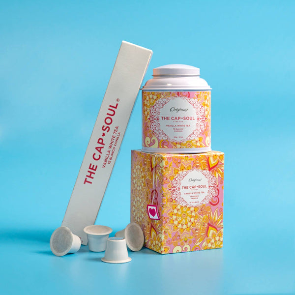 Thé Blanc Vanille - Thé Blanc en vrac boîte 60g