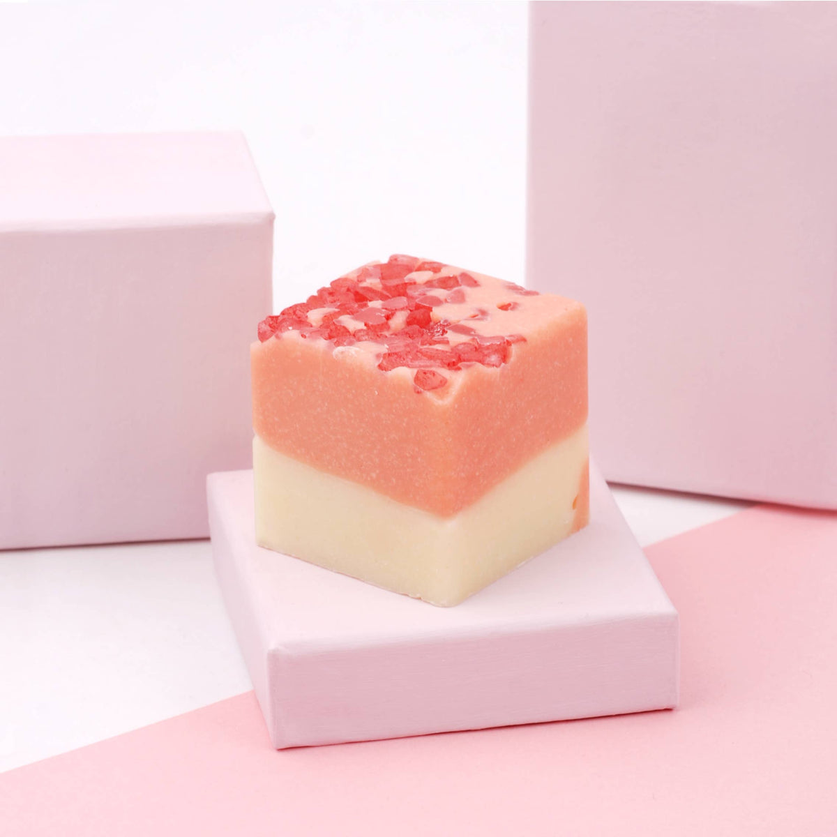 Fondant de bain pamplemousse-fraise
