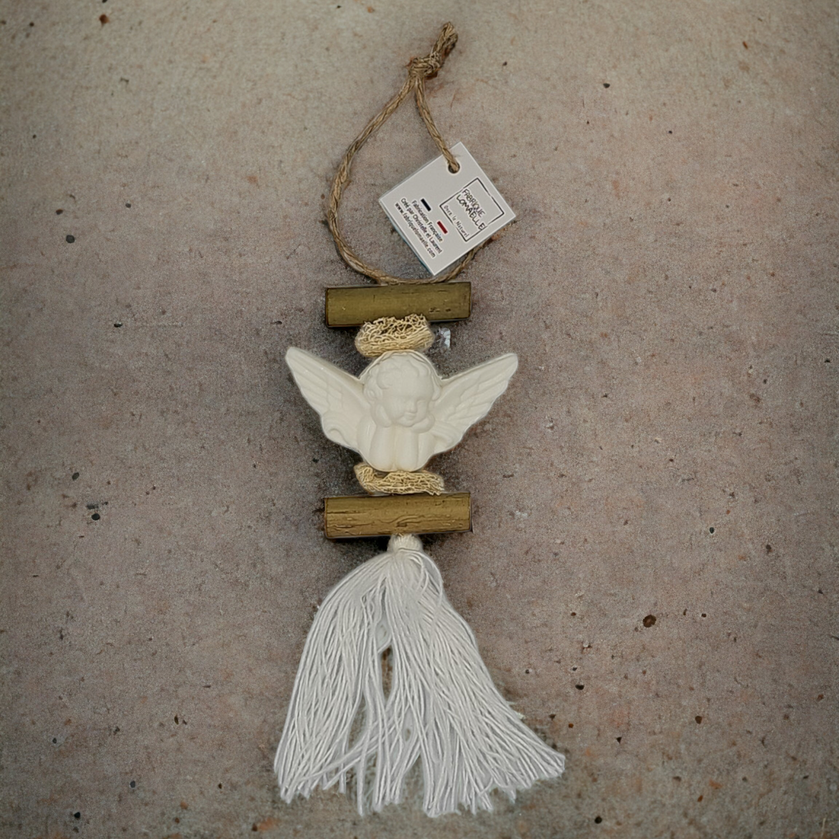 Tresse 1 Savon Ange Blanc Senteur Bergamote