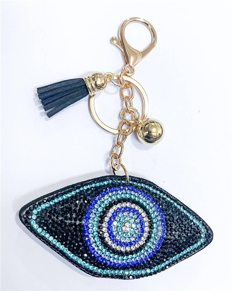 Porte-clés Turkish Eye 9 x 4,5 cm (6 pièces) #22