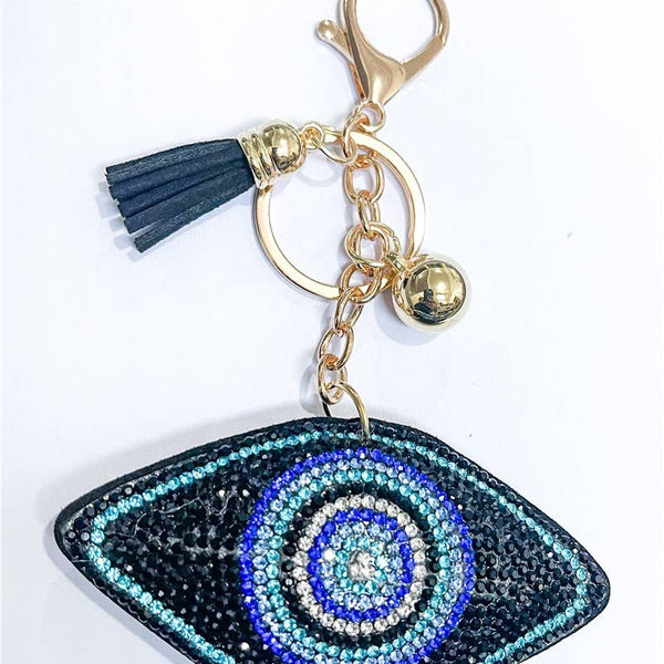 Porte-clés Turkish Eye 9 x 4,5 cm (6 pièces) #22