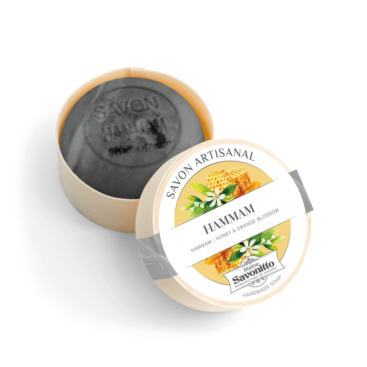 Savon Hammam dans Boîte en Bois 100g