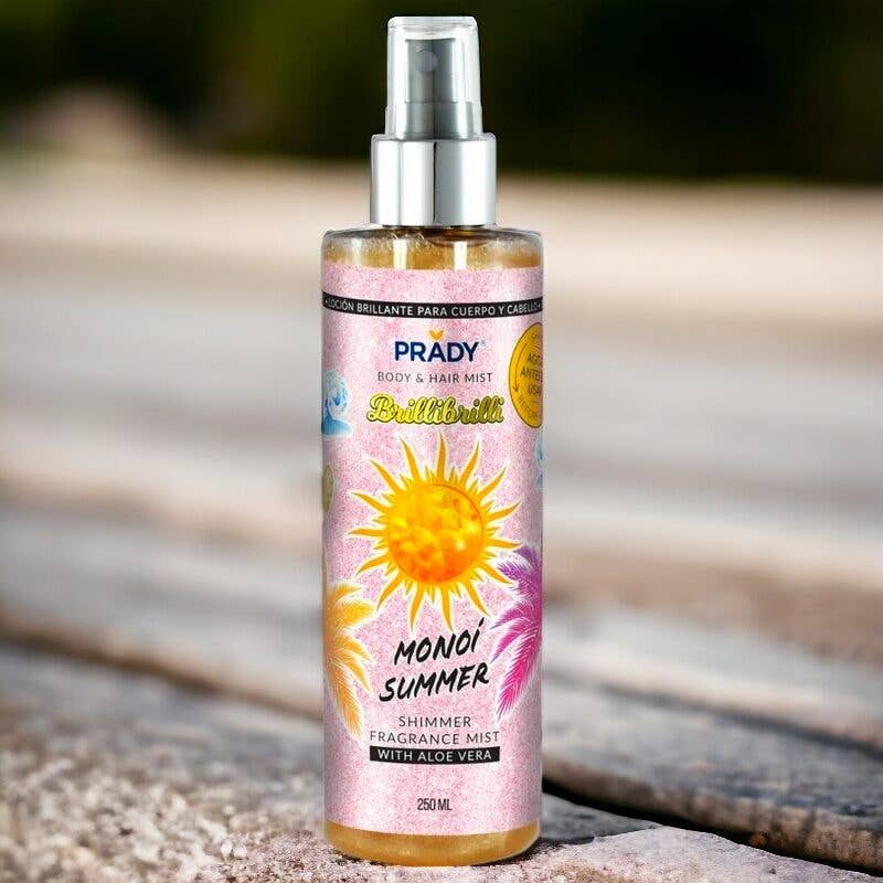 BRUME SCINTILLANTE DE CORPS ET CHEVEUX MONOI PRADY 250ML