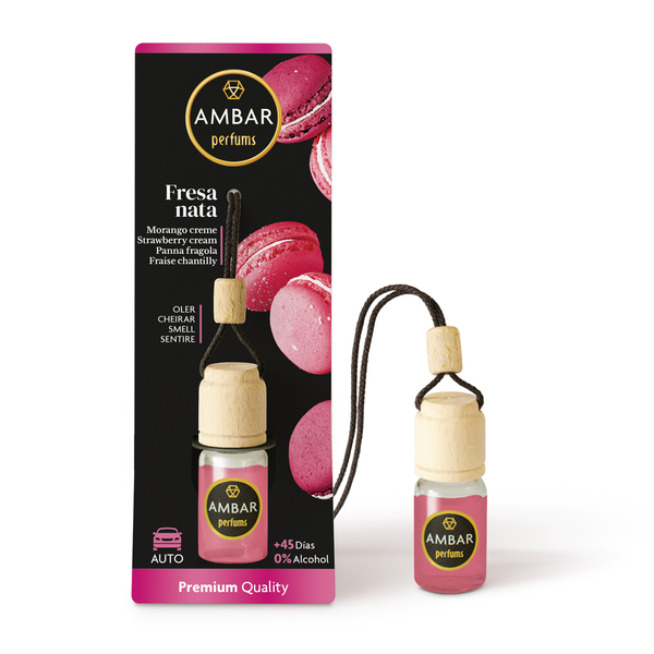 DIFFUSEUR DE PARFUM AMBAR VOITURE FRAISE CHANTILLY
