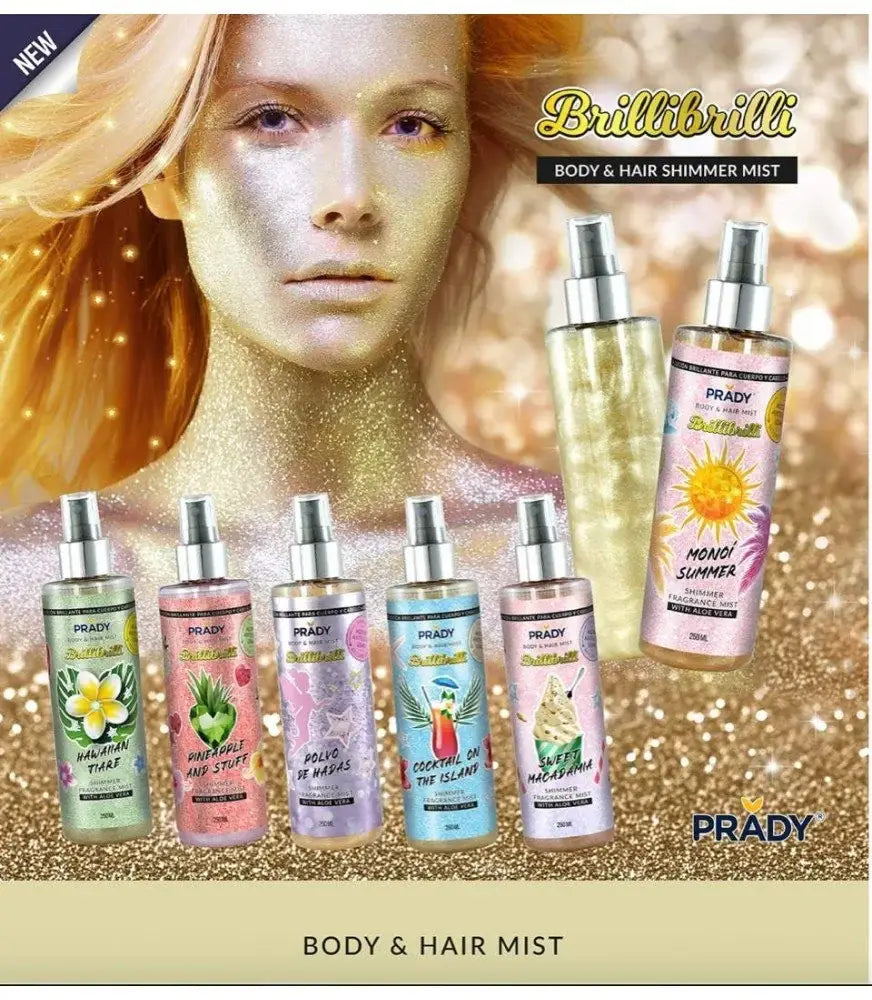 BRUME SCINTILLANTE CORPS ET CHEVEUX PINEAPPLE & STUFF PRADY