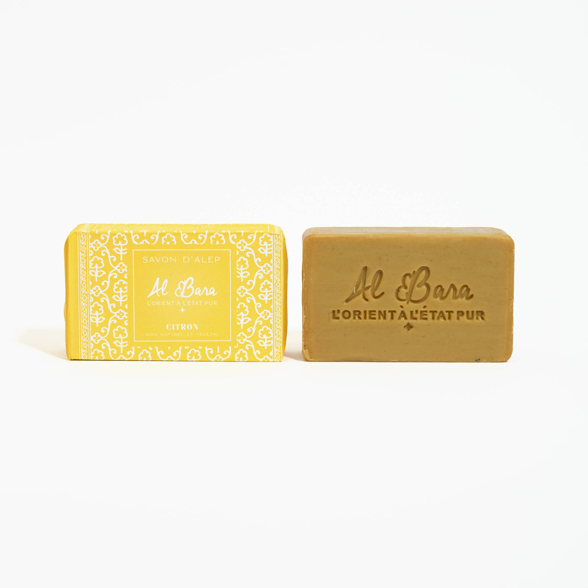 Savon d'Alep parfumé 100g citron