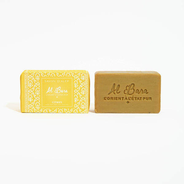 Savon d'Alep parfumé 100g citron