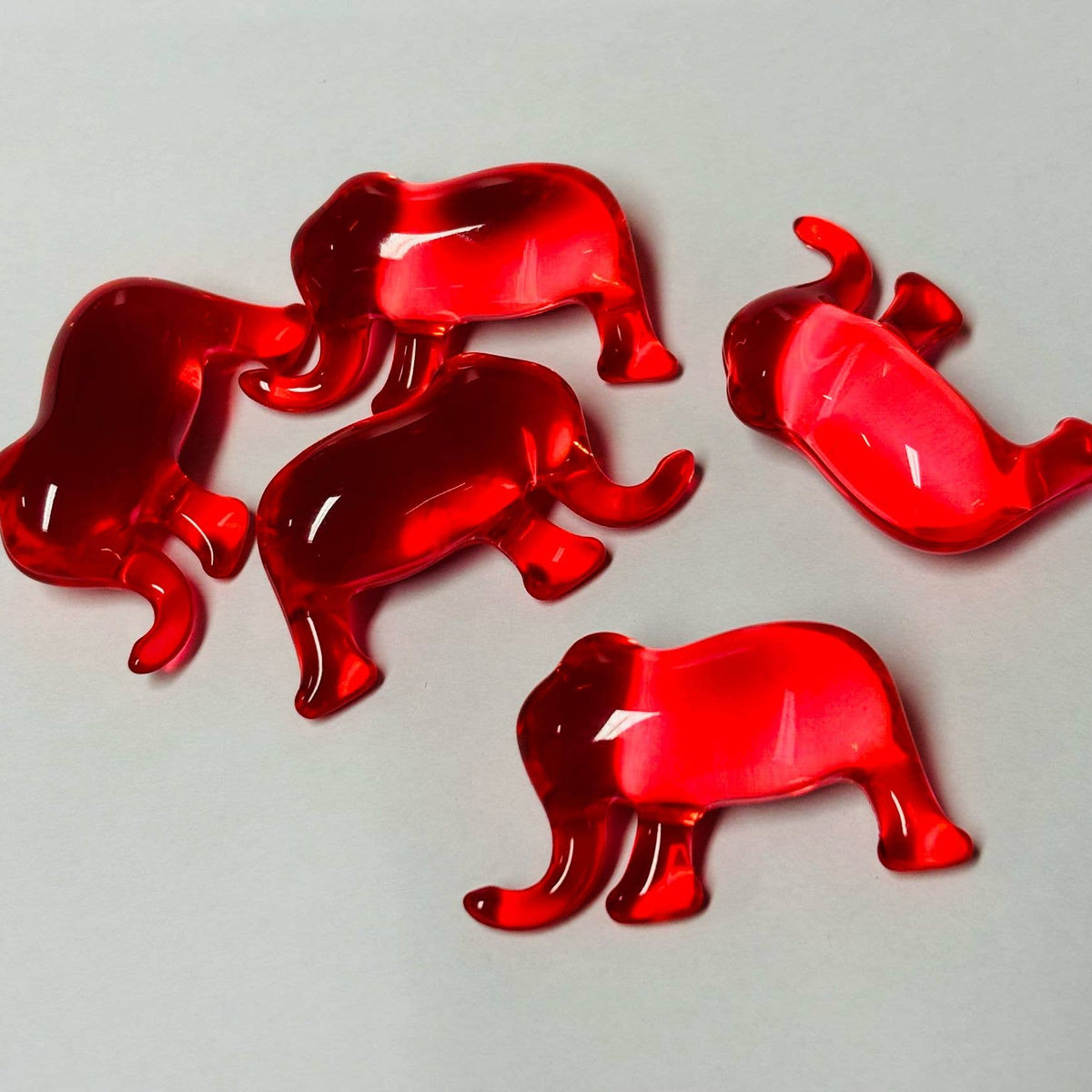 Perles de bain éléphants roses - Perles de bain parfumées à l'açaï et aux fleurs