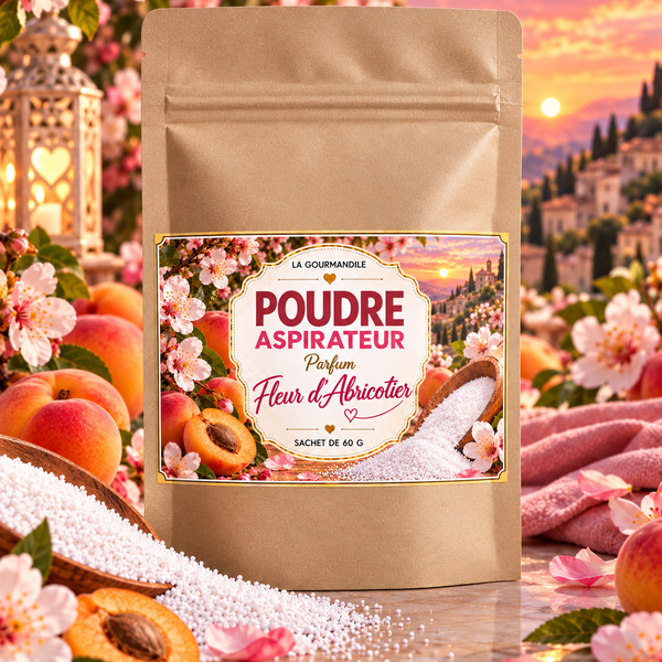 Poudre aspirateur Fleur d abricotier