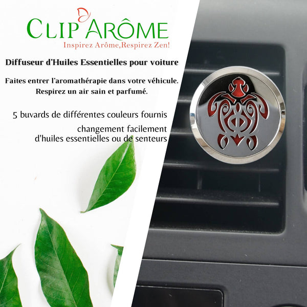Diffuseur Voiture Clip'Arôme - Tortue