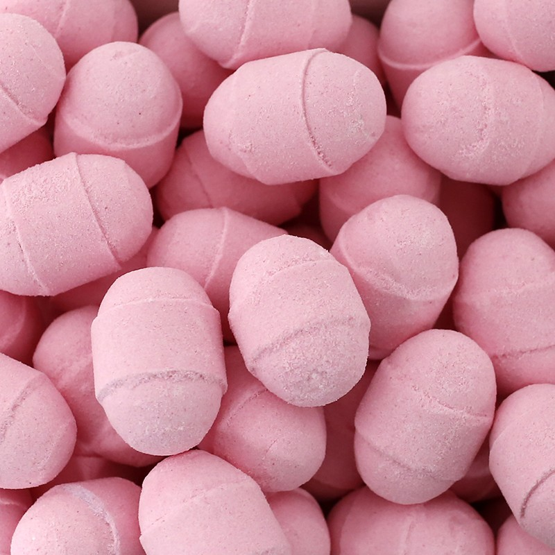 Mini-bombes de bain à la fraise