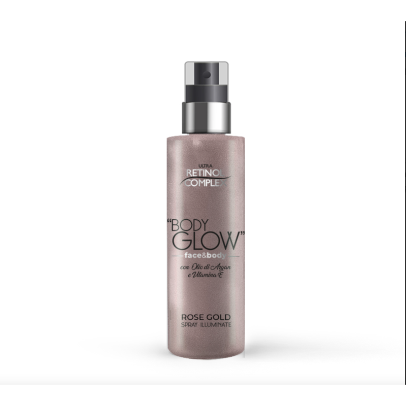 SPRAY PAILETTES BODY GLOW ROSE GOLD RETINOL 200ML