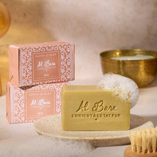 Savon d'Alep parfumé 100g oud