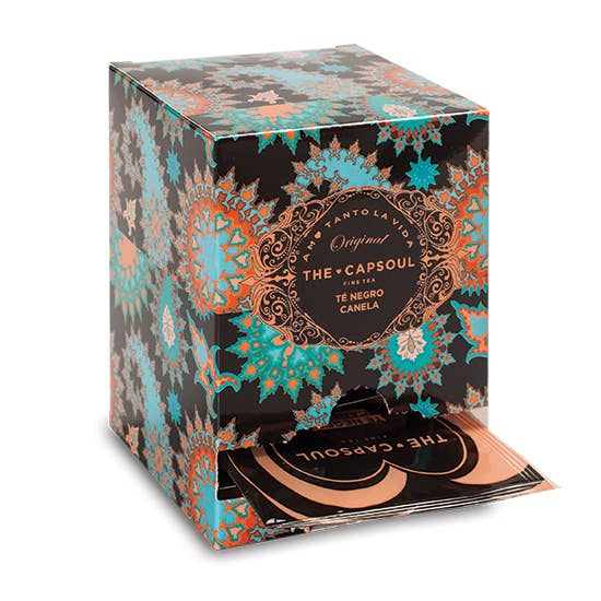 Pyramides Enveloppées Thé Noir Cannelle - (15 sachets)
