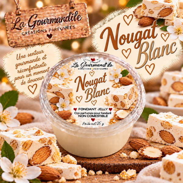 Fondant jelly Nougat blanc