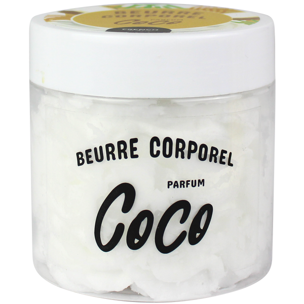 Beurre Corporel fouetté - 190ml - Senteur Coco - FT