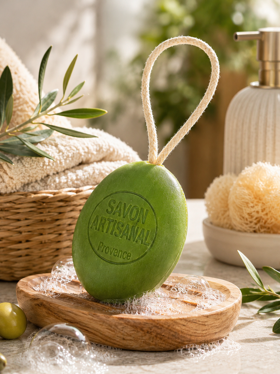 Savon Ovale sur Corde Verveine exfoliant 200g