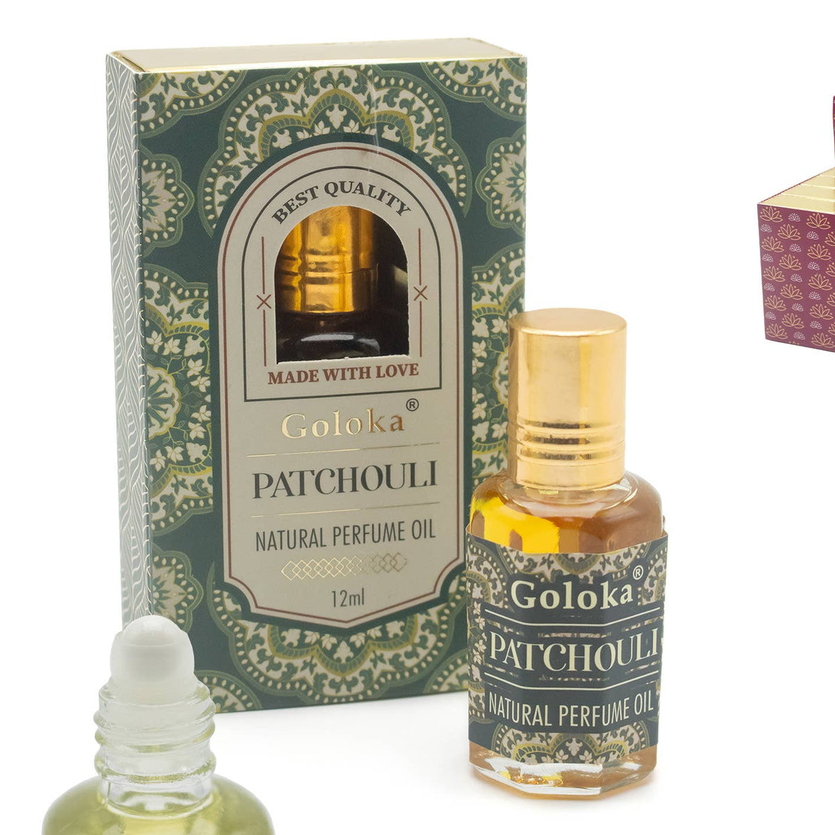 Huile Parfumée Nat. Goloka Patchouli 12 ml (3 unités)