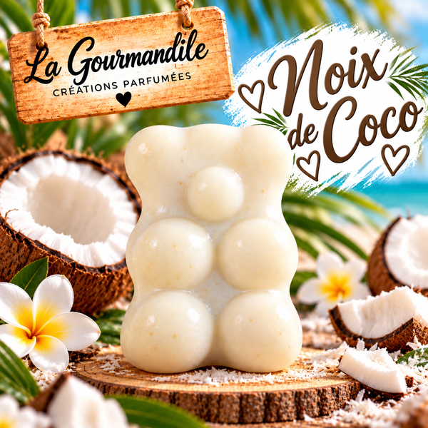 Fondant ourson Noix de coco