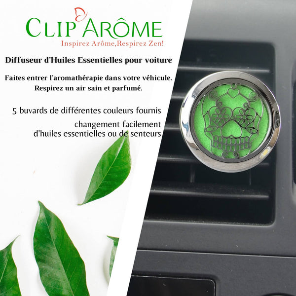 Diffuseur Voiture Clip'Arôme - Calavera