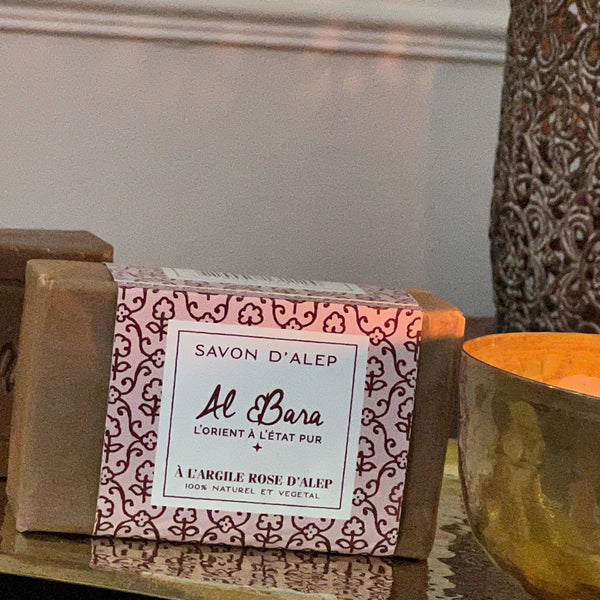 Savon d'Alep argile rose 150g