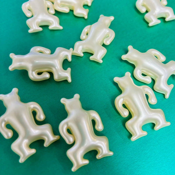 Perles de bain Ours polaires blancs parfumés à la vanille