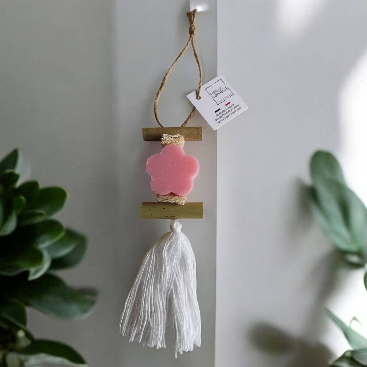 Tresse 1 Savon Fleur Rose