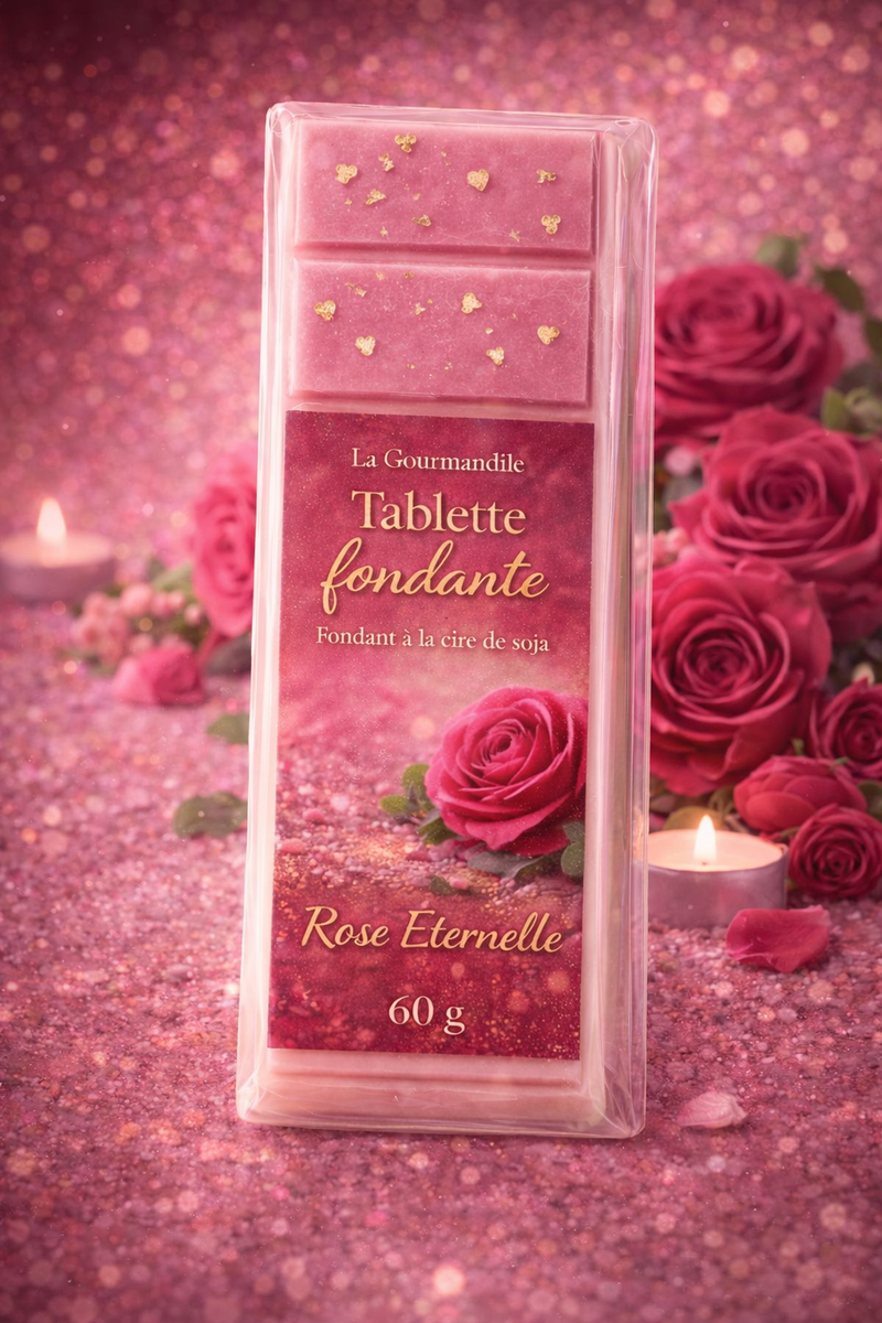 Tablette  fondante Rose éternelle