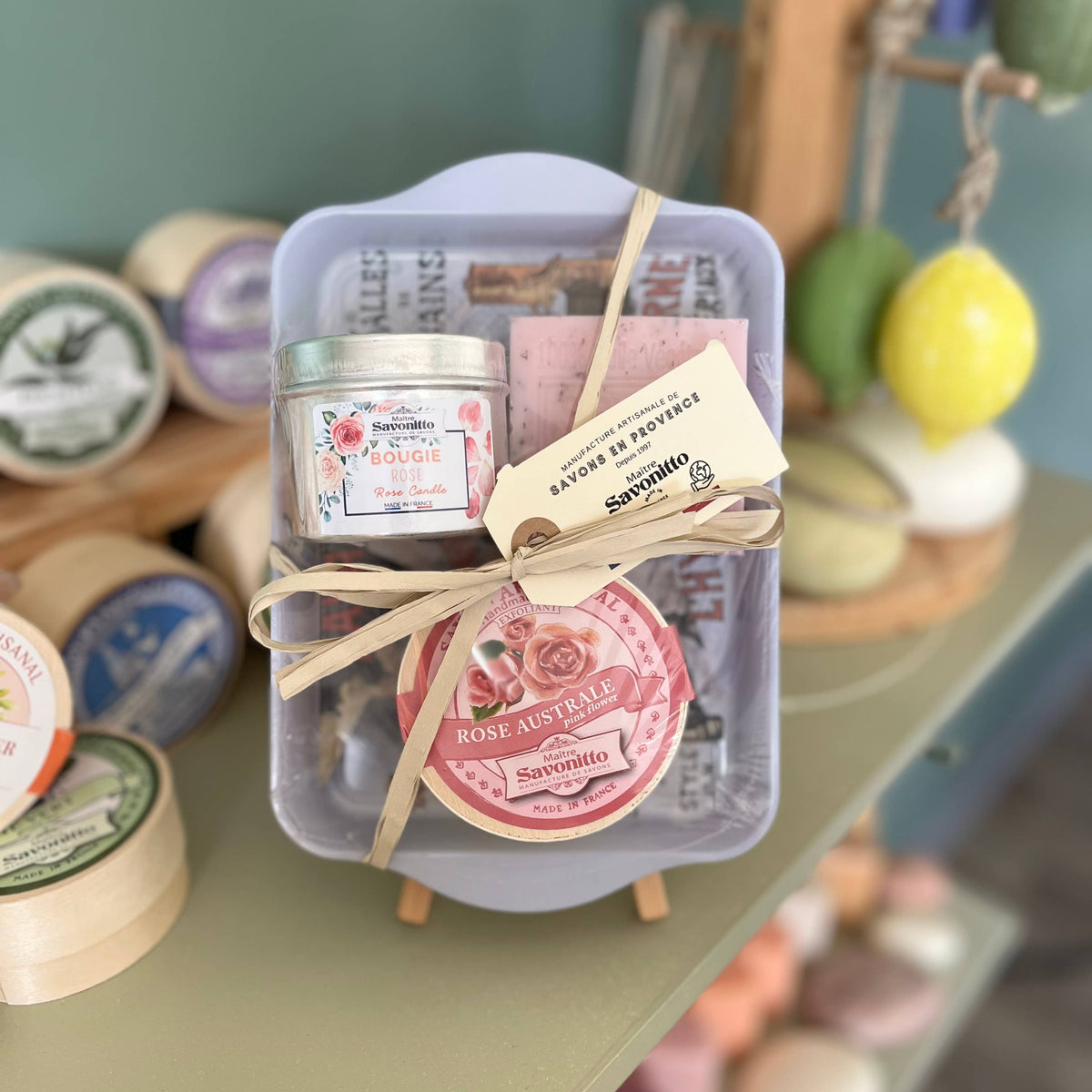 Coffret cadeau à la Rose