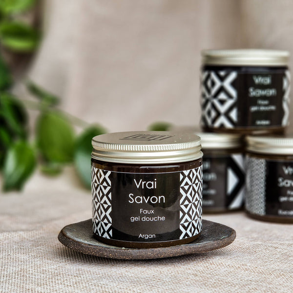 Vrai Savon, Faux Gel Douche Argan Fleur d'Oranger