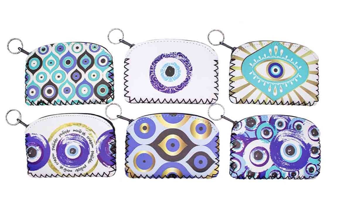 Portefeuille Turkish Eye 13, 5x9, 5 cm (12 pièces)