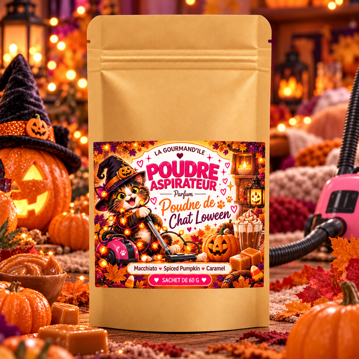 Poudre aspirateur Poudre de Chat Loween
