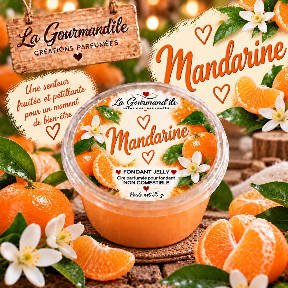 Fondant jelly Mandarine