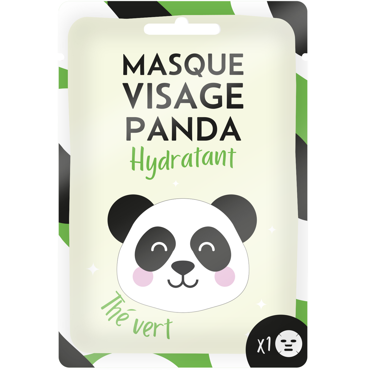 Masque Hydratant  visage - Panda - FRENCH TENDANCE
