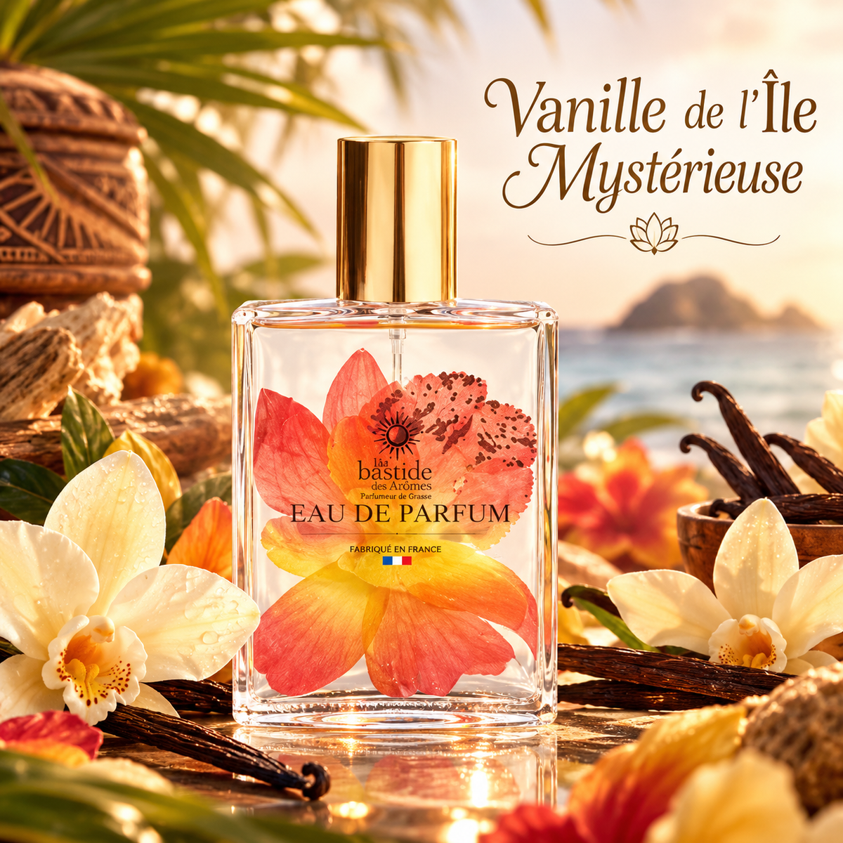 Eau de Parfum Femme 100ml - Vanille de l Île mystérieuse