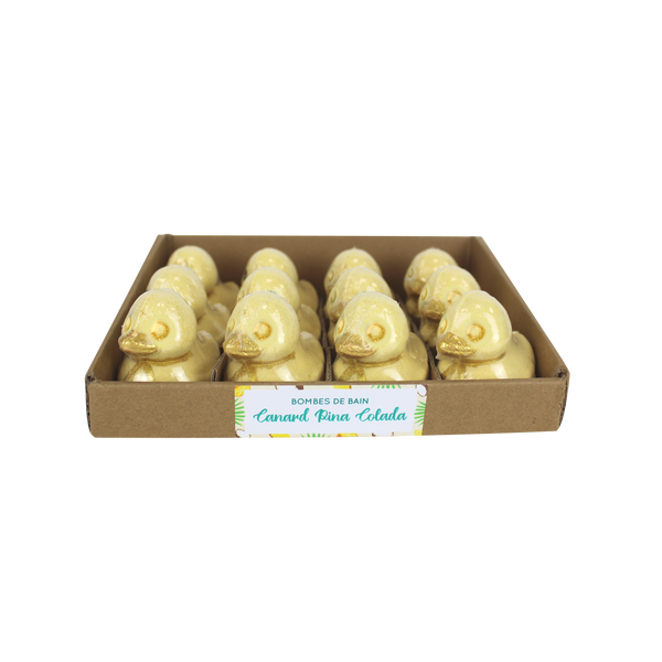 Bombe de bain Canard 100 grs -Senteur Pinacolada