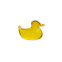 Perle de bain Duck jaune-transparente, huile de bain nacrée, parfum : citron