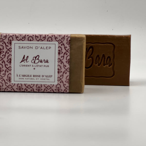 Savon d'Alep argile rose 150g