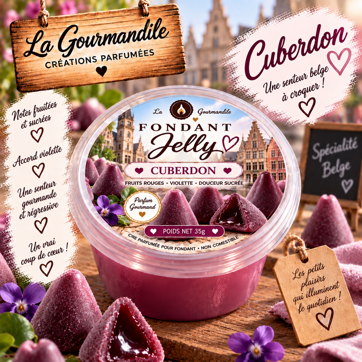Fondant jelly Cuberdon