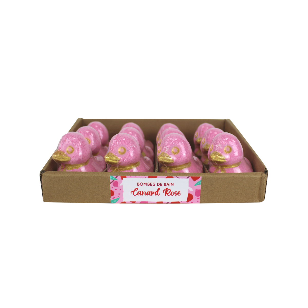 Bombe de bain Canard 100 grs -Senteur Rose