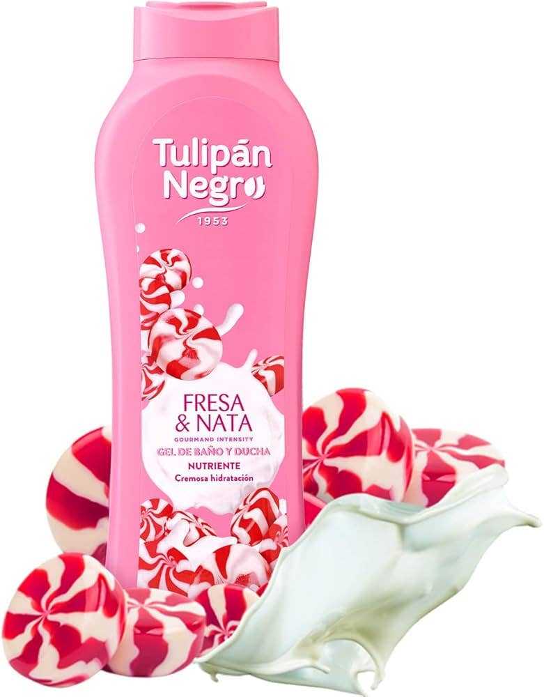 GEL DOUCHE TULIPAN NEGRO 650ML XXXL FRAISE CHANTILLY