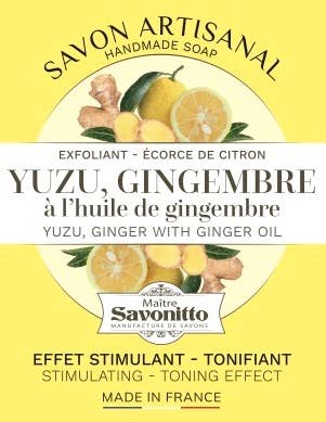 Savon Tranche Sur Corde Yuzu-Gingembre+Exfoliant 120g